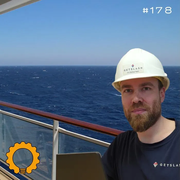 Details zur Podcast Episode #178 Code der bewegt: Infotainmentsysteme auf Kreuzfahrtschiffen mit Sebastian Hammerl