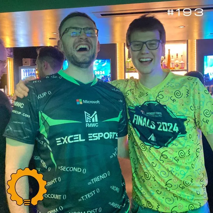 Details zur Podcast Episode #193 Excel eSports: Wenn Zellen um die Weltmeisterschaft kämpfen mit Jean Wolleh & Benjamin Weber